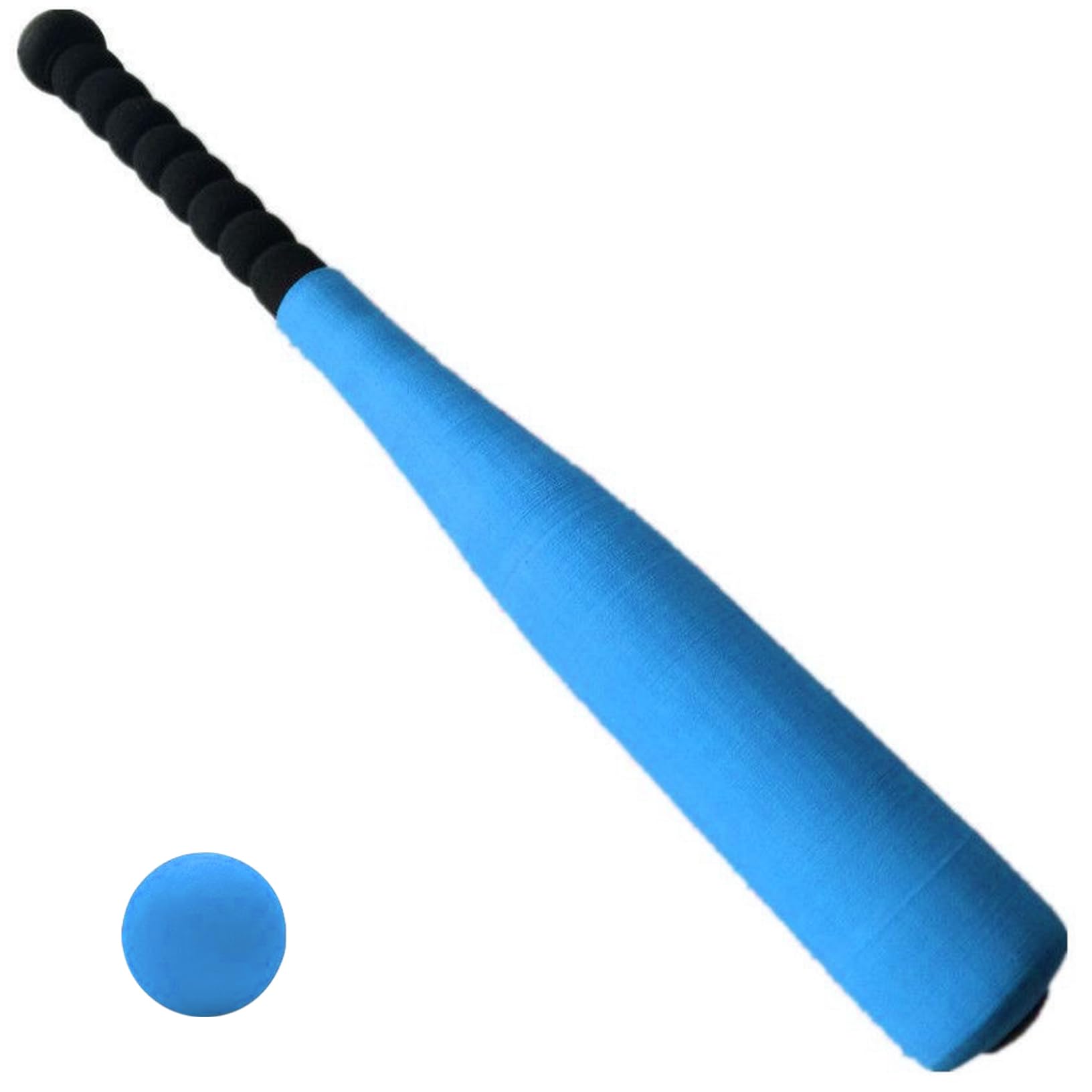 Hbbgdiy Rounders Bat Baseball Bat with Ball 21 Inch Soft EVA Foam Bat and Ball Set for Kids with Non-Slip Handle Rounders Bat and Ball Outdoor Sports Toys
