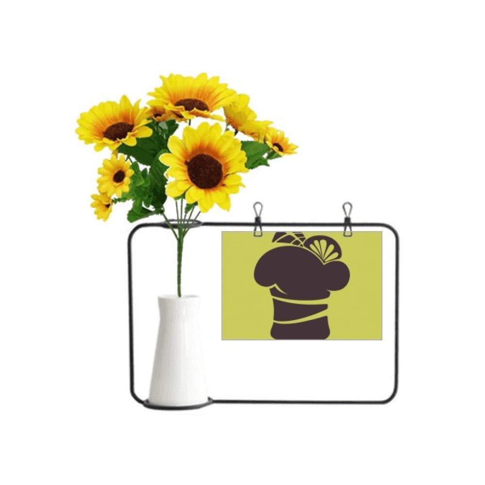 Carte bénédiction tournesol artificiel pour exprimer vos sentiments