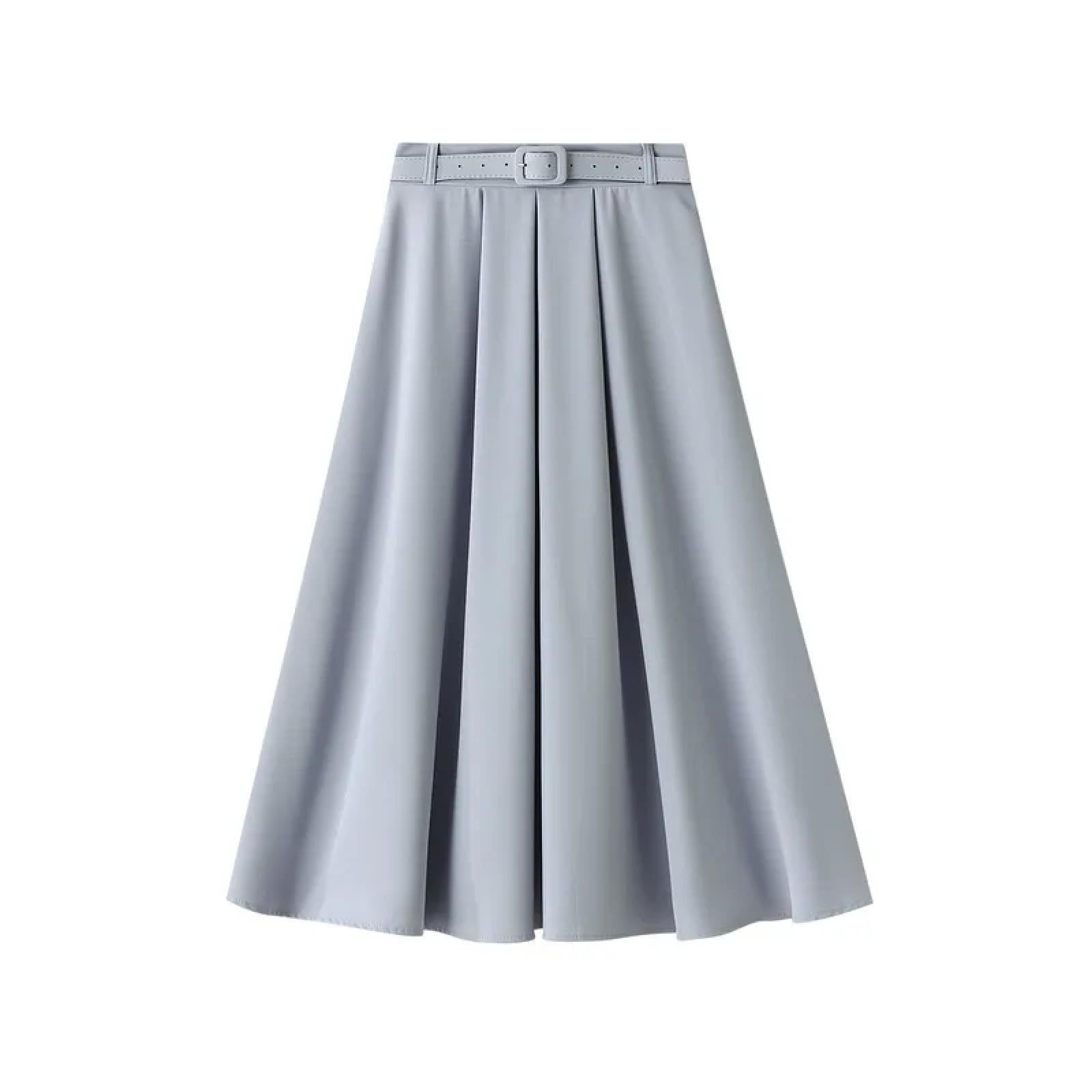 Faldas De Tubo Mujer Faldas Plisadas Retro para Mujer Faldas De Cintura Alta Ropa De Trabajo De Dama De Oficina