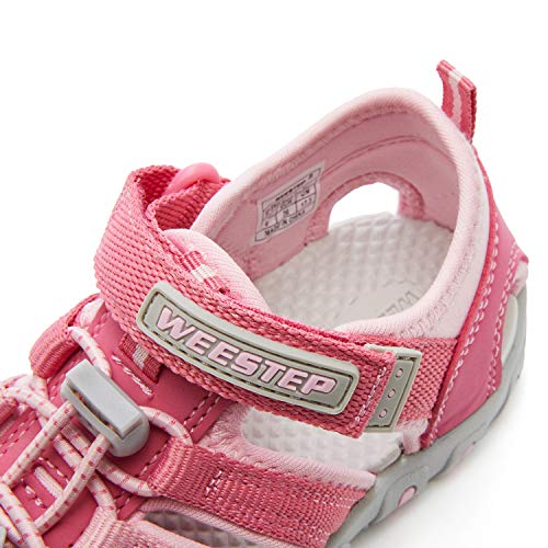 Image of Weestep Toddler Little Kid Boys and Girls Close Toe Hook Loop Sandal