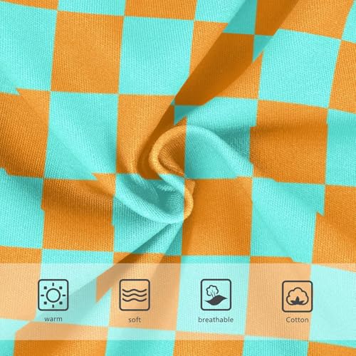 Orange and Green Buffalo Checkered Toddler Girls's Underwear 2T3