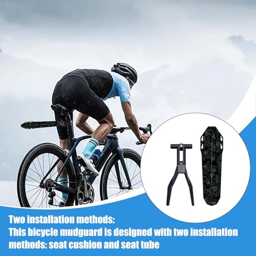 Guardabarros con protección delantera y trasera para neumáticos anchos de bicicleta 2