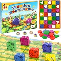 Pourbibi 2 in 1 Wooden Board Games,Travel Games for Kids,Montessori Toys for 3+ Years Old,Family Games for 1-6 Players,Educational Toys and Learning Games for 3-8 Year Olds Girl Boys Gifts
