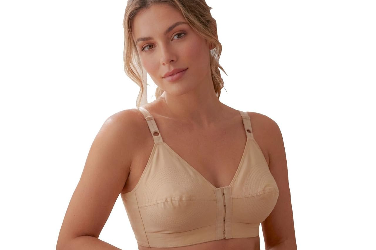 Women’s Cotton Front Open Bra – Non-Padded, Non-Wired Full Coverage Seamless Bra | Soft Sweat-Absorbent Comfort Fit Bra for Daily Use-picture-28