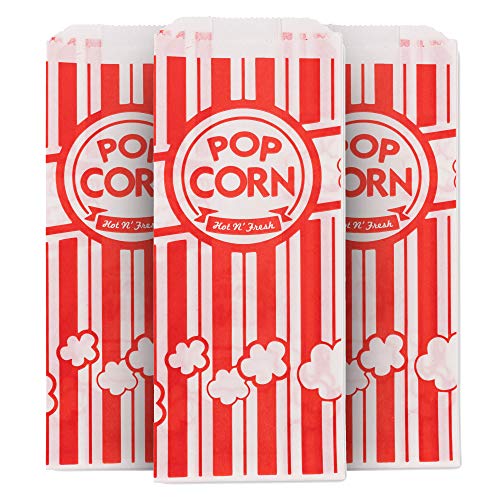 Stock Your Home 1 Oz Paper Popcorn Bags Bulk (500 Pack)