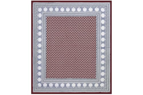 Image of Monique Bedsheet Set | 144 TC Cotton Bedsheet for Double Bed with 2 Pillow Cover