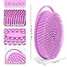 3 Pack Silicone Body Scrubber, Exfoliating Body Scrubber Fit for Sensitive and All Kinds of Skin, Soft Silicone Loofah, Clean and Sanitary Rapid Foaming