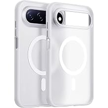 for Huawei Pura X View Case Frosted [Magnetic Wireless Charging] Camera Protection Anti-Fingerprint Anti-Drop Back Cover White, Pura X View