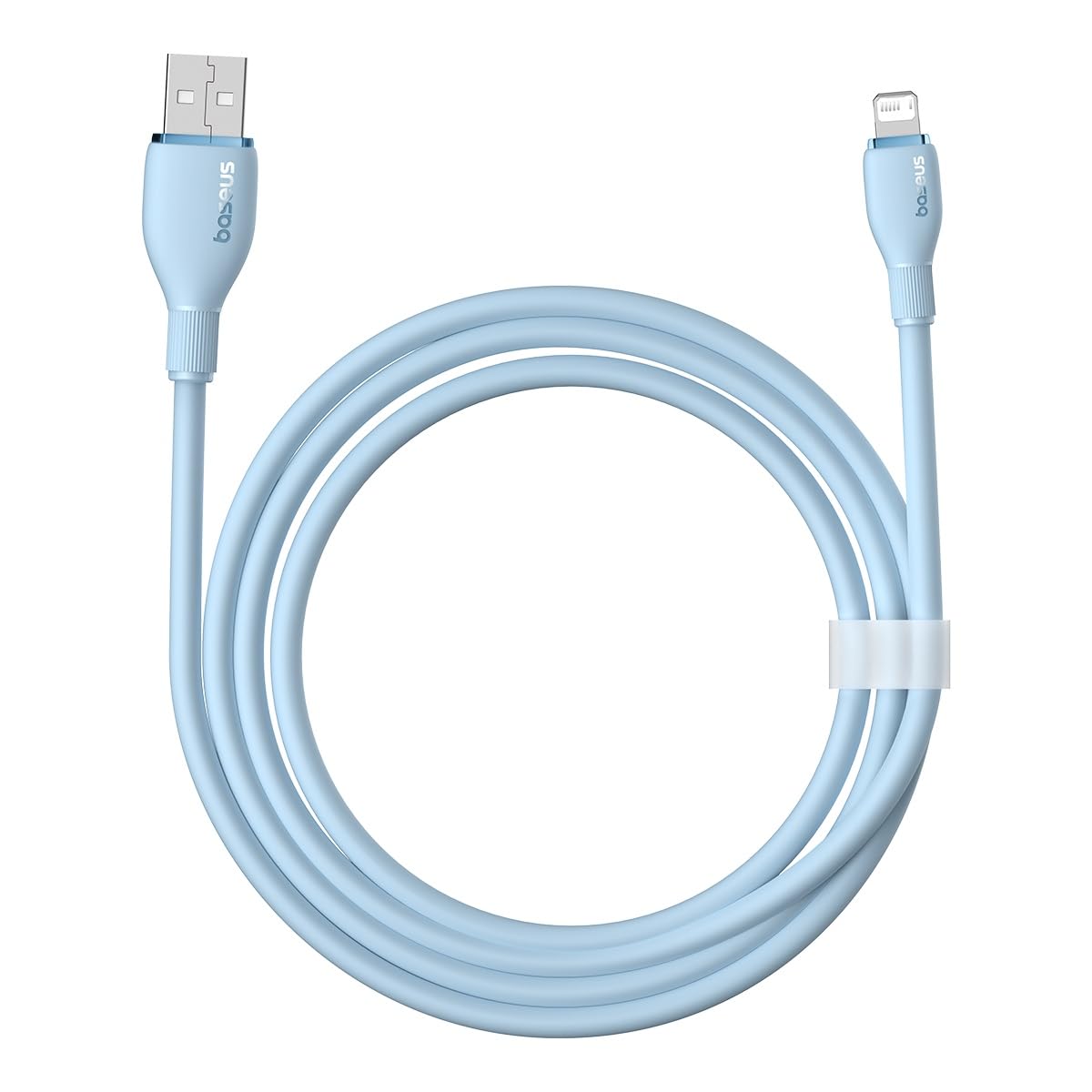 Baseus Pudding Hızlı Şarj Özellikli Lightning Kablo 2.4A, 1.2 Metre, Mavi