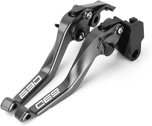 Miniatura 8 de Para KTM 690 Duke R 2014-2017 motocicleta aluminio Shorty freno embrague palancas 690duke r Accesorios (negro)