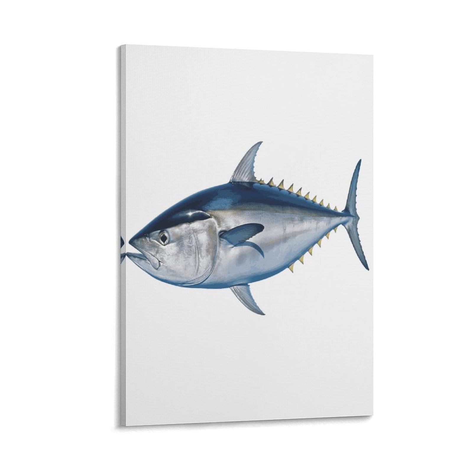 LDGSUPH Tuna Thunnus Canvas Wall Art Prints Hangable Decor Painting for Wall Prints Painting Artwork Modern Decorative Artwork Ready to Hang Wall Pictures for Home Decor 24x36inch(60x90cm)