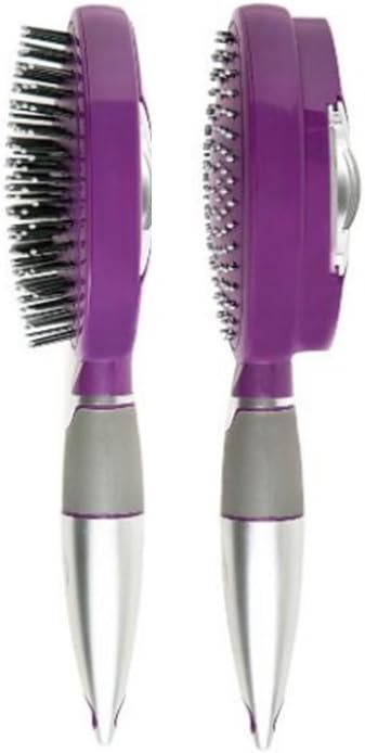 Qwik Clean Self Cleaning Hair Brush - Easy Clean Retractable Bristles - Patented Detangler