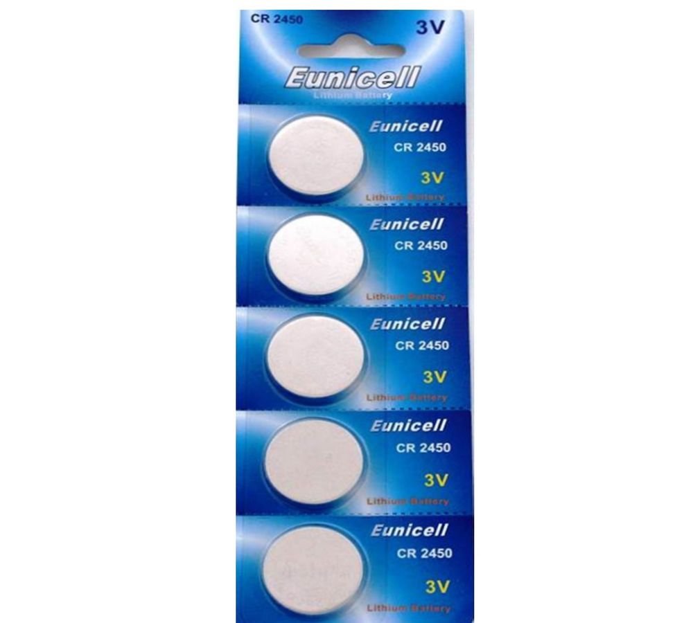 Camelion CR2450 Lithium-Knopfzelle 3V - 550 MAh - 5er Streifen - 24,5