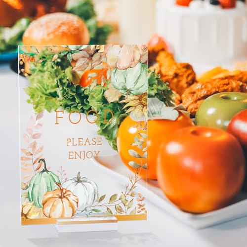 Image of Vercraft 6 Pcs a Little Pumpkin Is on The Way Baby Shower Table Decor | 5 x 7 inch Pumpkin Baby Shower Decorations, Fall Pumpkin Centerpieces, Wedding Birthday Party Guest Gift Decor