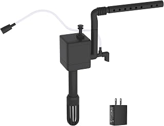 Vehipa Fish Tank Filters, Silent Aquarium Pump | Only for Vehipa 2.4 Gallon Fish Tank - Black