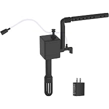 Vehipa Fish Tank Filters, Silent Aquarium Pump | Only for Vehipa 2.4 Gallon Fish Tank - Black