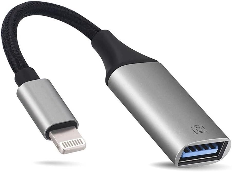 TargetGo Lightning to USB Camera Adapter, iPhone to USB Female OTG