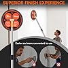 Pole Sander for Drywall, 78 inch Wall Sander for Painting Prep, 360° Drywall Pole Sander with Extension Pole, Manual Hand Drywall Sander for Painting Projects, with 8 PCS Sanding Sheets, for Ceilings #5