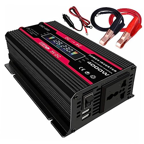 Onduleur voiture LCD pour alimenter vos appareils en voyage