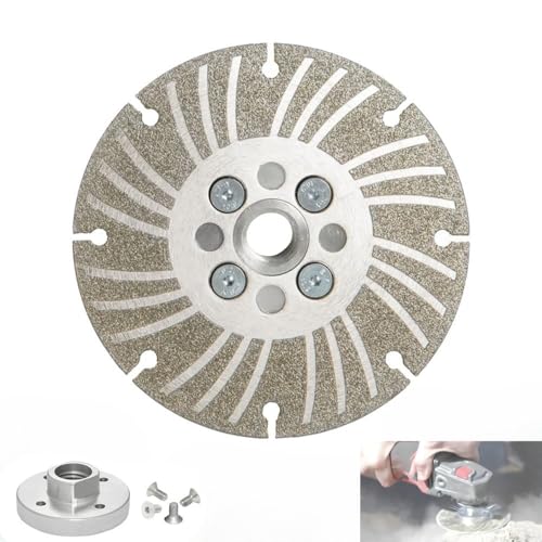 Angle Grinder Diamond Cutting Wheel - electroplated Diamond Blade for Metal, Steel, Concrete, Stone,