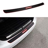 YUNM Car Rear Bumper Rubber Protector Strip Anti-Scratch Anti-Collision Car Trunk Door Entry Guards