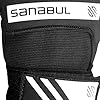 Sanabul Gel Hand Wraps for Boxing Gloves | MMA Muay Thai Kick Boxing Quick Wraps for Men & Women | Inner Boxing Hand Wrap for Gloves | Padded Knuckle Wrist Wrap (Black/White, S/M)