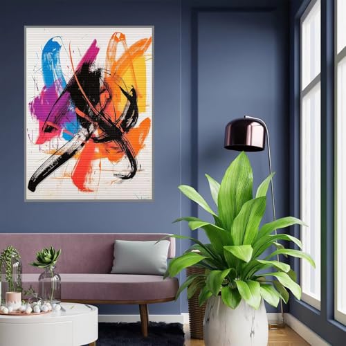Peinture Diamant kit complet 80x100cm pour une décoration murale haut de gamme