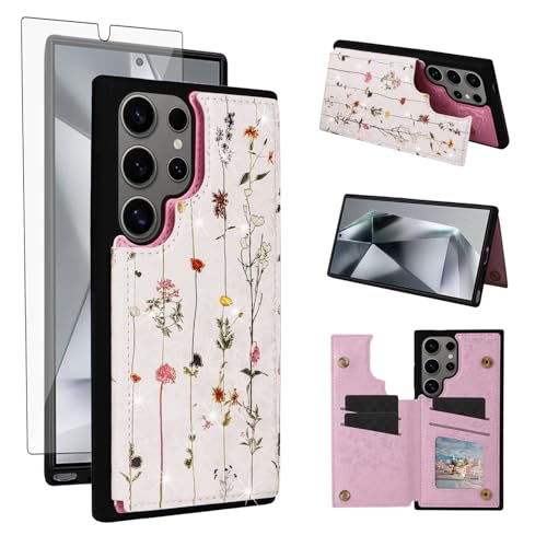 Coque Samsung S25 Ultra style portefeuille pour femmes actives et sorties