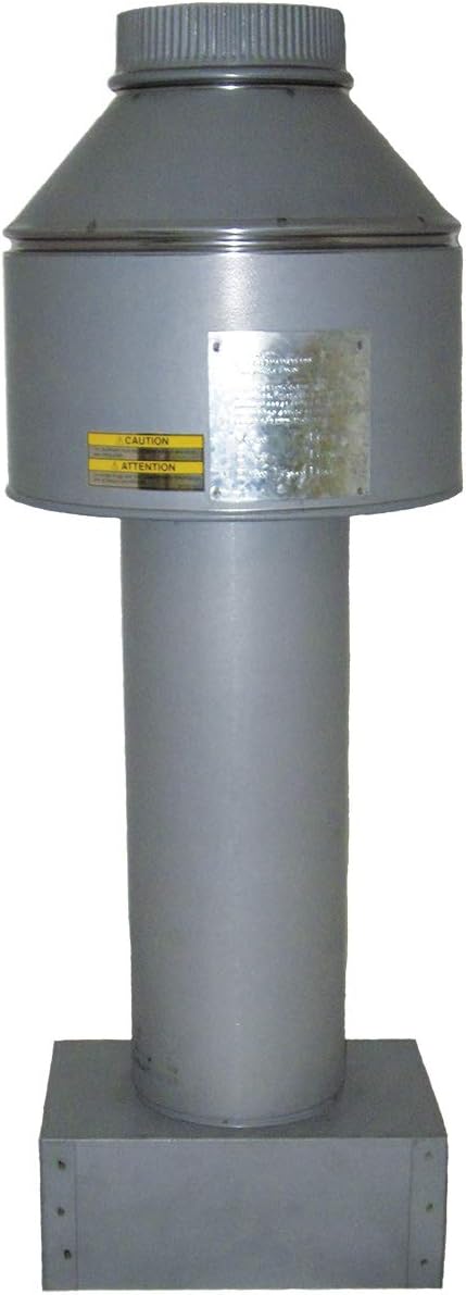 Raypak 009840 8in Residential Pool Heater Indoor Drafthoods Indoor Stack Top