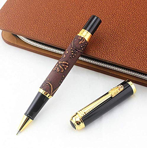 - 24 CT Gold Plated Roller Ball Pen With Box (P-97)