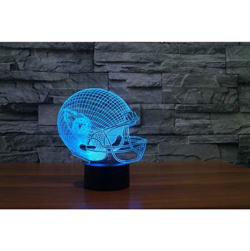 Tennessee Titans Football Team-Helm 2018 3D-Nachtlicht als Geschenk Cover
