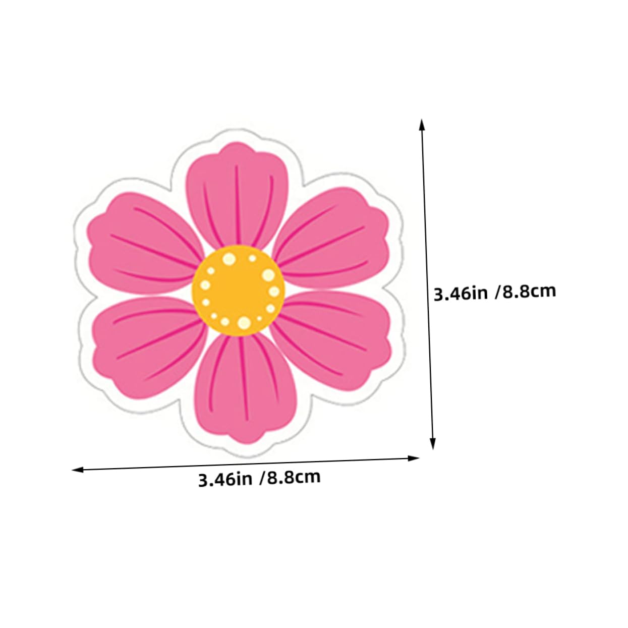 TEHAUX Cartoon Shape Paper Cutouts 1 Set of DIY Paper Cards for Parties Classroom Decor Flower Wall Decorations