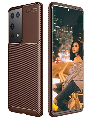 Galaxy S21 Ultra Case for Women Men Soft Cover for Samsung Galaxy S21 Ultra Case Glitter Ultra Thin Slim Flexible Silicone Rubber Heavy Duty Shockproof Cases for Samsung S21 Ultra Case Hybrid Shell