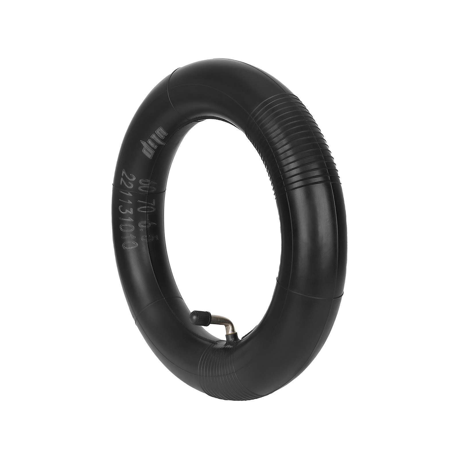 60/70-6,5 Elektroroller Schlauch für Xiaomi 5/5 Pro/5 Max, 10 Zoll Doppelte Stärke Schlauch mit 90° Ventil für Ninebot Max G30 Serie E-Scooter Innenreifenersatz Abriebfest (2 Stück)