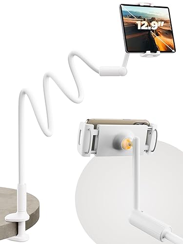 SAIJI Gooseneck Tablet Holder for Bed