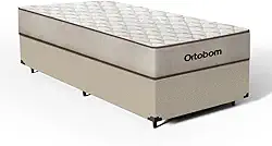 Cama Box com Colchão de Espuma D60 Ortobom Force Dream (Bege, Solteiro)
