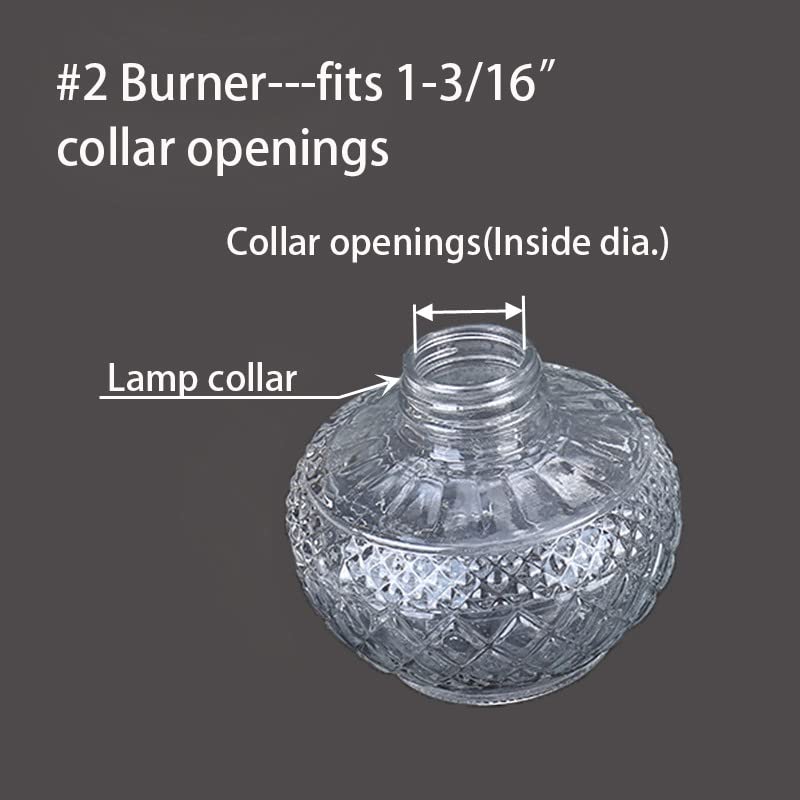 #2 Kerosene Lamp Burner/ Brass Plated Burner/ Oil Lamp Replacement Parts/ Oil Lamp Chimney Holder for Antique Hurricane Lamps (Gold) - Image 4