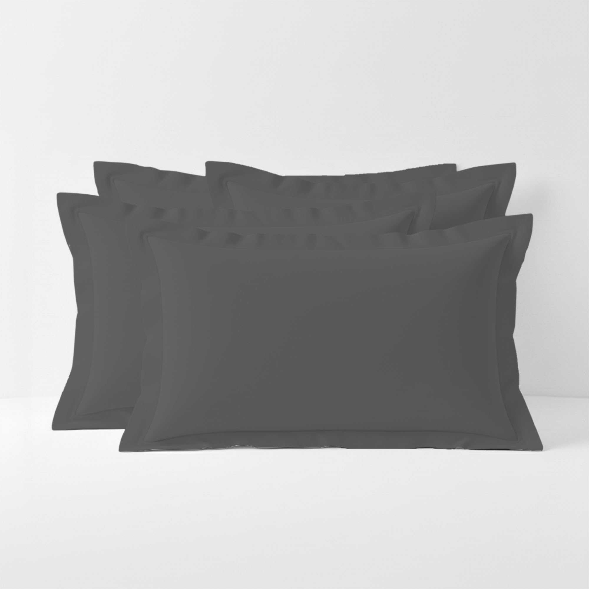 BloomBedding 400 Thread Count 100% Egyptian Cotton Oxford Pillowcases 4 Pack Soft Quality & Breathable Pillowcases For Everyday Use