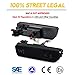 Gsdmsye LED Side Marker Turn Signal Light Kit Smoked Lens for VW Golf Jetta MK4 1999-2005, MK4 GTI R32 2000-2003, Front Bumper & Fender Side Marker Lamp, Replace OEM Sidemarker Lamps
