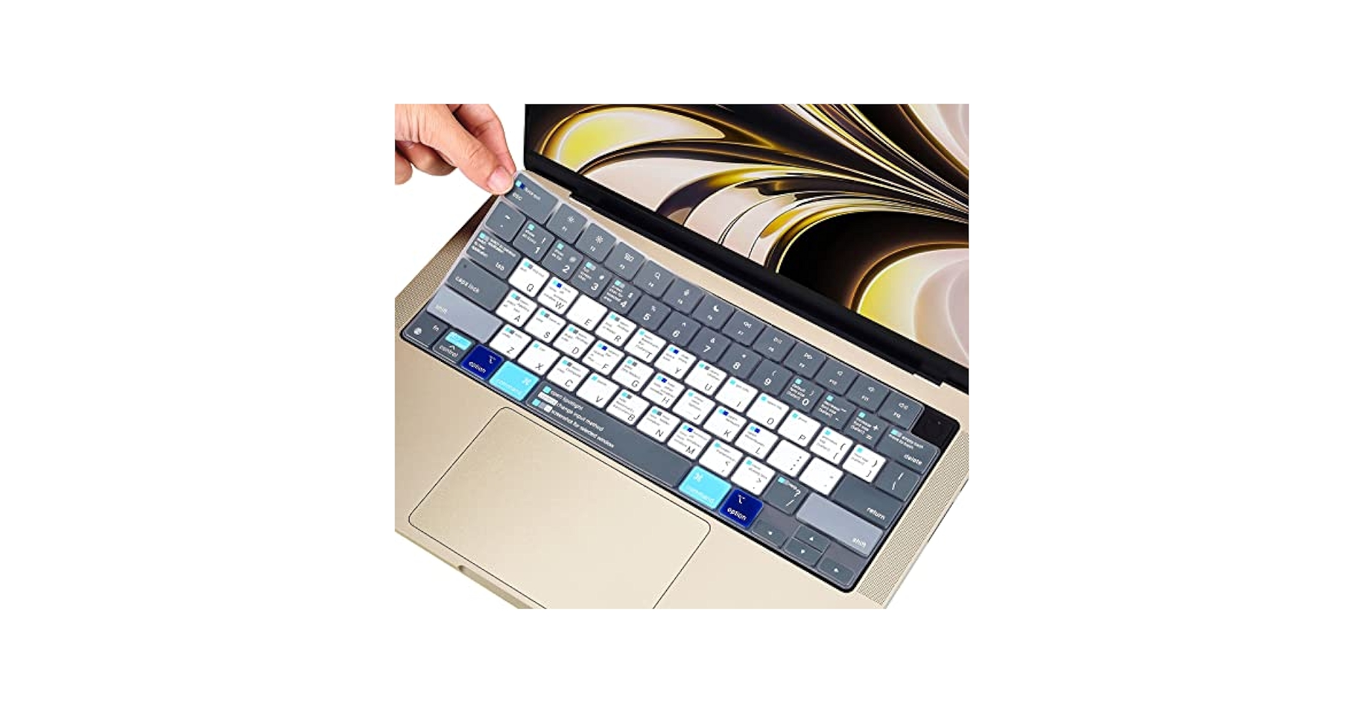 Amazon.com: MacBook Shortcut Keyboard Cover for 2025-2023
