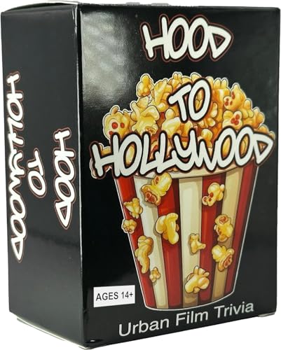 Kinfolk Hood to Hollywood Epic Black Cinema Trivia Game - Test Your Movie Knowledge with Iconic Lines & Facts, Family Fun - Dive into Classic & Current Films Explore Iconic Black Cinema