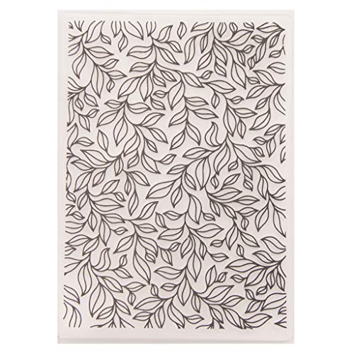 Shoresu Dabixx Plastic Embossing Folder Stencils Template Molds DIY Scrapbooking Paper Photo Album Card Decoration - Tree Leaves