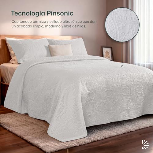 Opiniones de Edredon Blanco Individual más recomendados. 14 Edredon Blanco Individual marca Dreamlab (2)