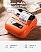 Phomemo M220 Label Maker, 3.14 Inch Bluetooth Thermal Label Printer for Barcode, Address, Labeling, Mailing, File Folder Label, Easy to Use, Support Smartphone, Tablet&PC, with 3 Label