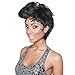 ISIS Red Carpet Synthetic Hair Wig Queen-B QB02 Kim Mohawk (SH1B/BLUEBLACK)