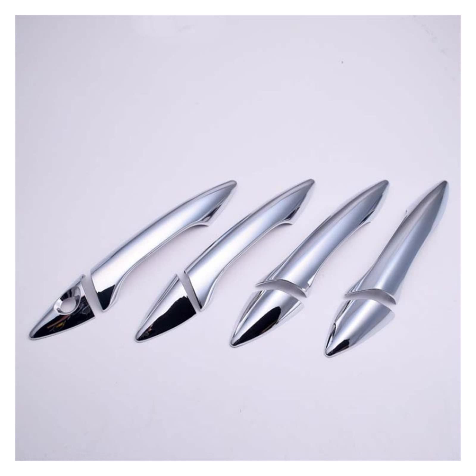 Rinkteea One Color Exterior Car Door Handle For Hyundai I35 2012-2016 Chrome Door Handle Cover Trim Set Accessories Stickers Car Styling