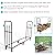 Sunnydaze Indoor/Outdoor 6-Foot Decorative Firewood Log Rack - Powder-Coated Steel Wood and Kindling Holder - Bronze