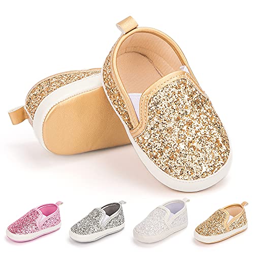 Image of Meckior Infant Baby Girls Boys Canvas Shoes Soft Sole Toddler Slip On Newborn Crib Moccasins Casual Sneaker Austin Boy's Flat Lazy Loafers First Walkers Skate Shoe