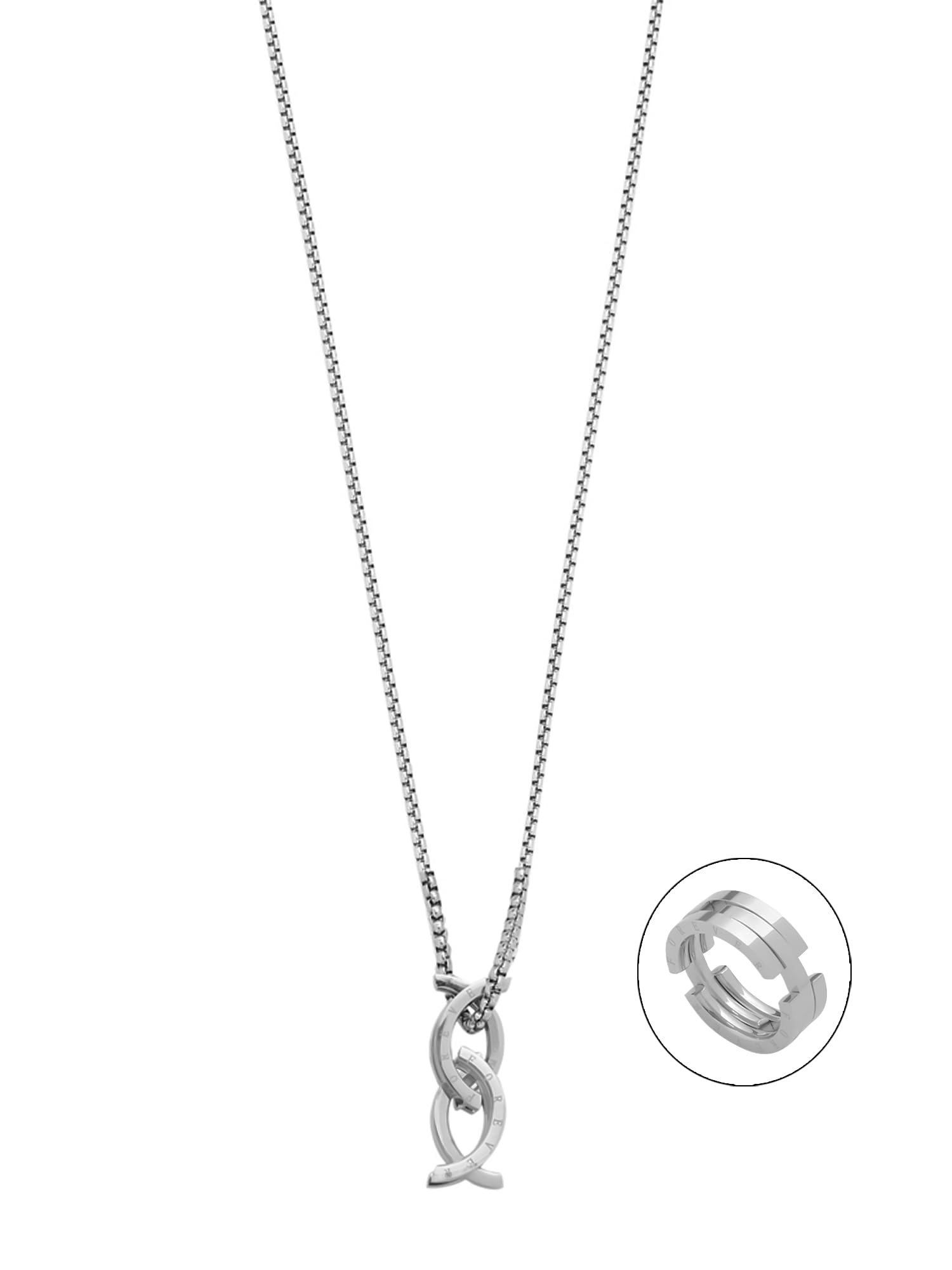 Yellow Chimes Chain Pendant for Men Fashion Siilver Pendants For Men | Ring Shape-Shifting Ring Fidget Necklace Dual-Use Necklace | Stainless Steel Chain for Men | Birthday Gift for Men & Boys (B0DB5Z9SF9) Amazon Price History, Amazon Price Tracker