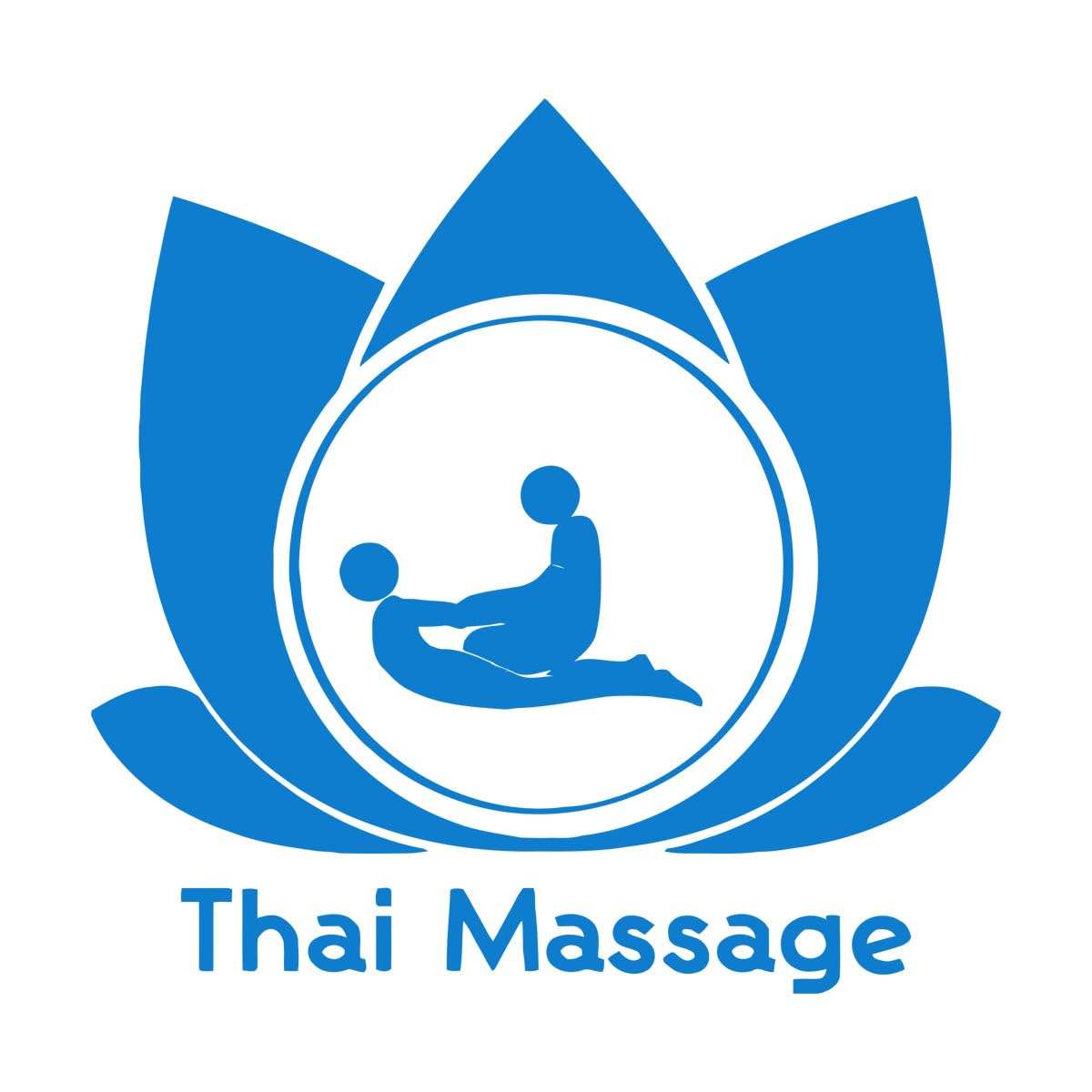 Thai Massage Wall Decals Beauty Salon Shop Window Decor Art Mural Wall Stickers Home Decoration Accessories for Woman Room Extra Large - 70x70cm